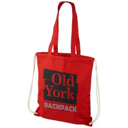 Elizo 240 g/m2 bavlněný batoh se stahovací šňůrkou