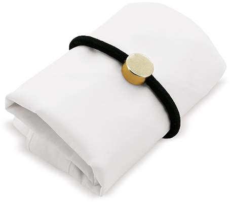 Skládací nákupní taška s gumičkou