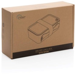 Krabička na jídlo s příborem z GRS recyklovaného PP