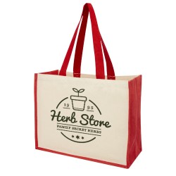 Nákupní odnoska Varai z plátna 320 g/m2 a juty