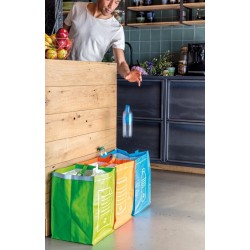 3dílná sada tašek na tříděný odpad