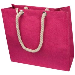 Jutová taška se stahovací šňůrkou