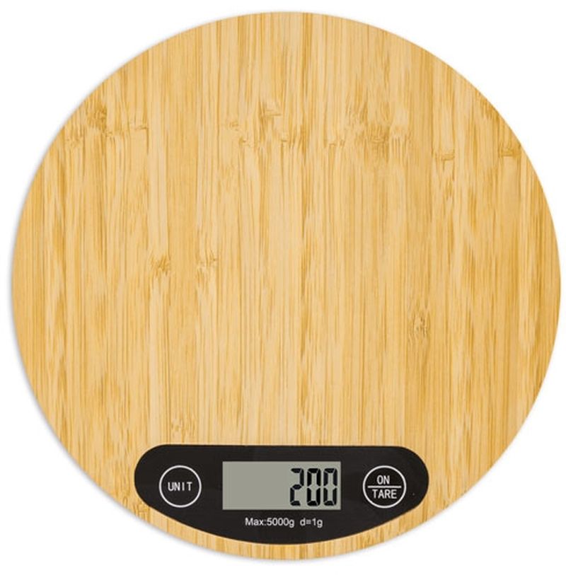 Bambusová kuchyňská váha