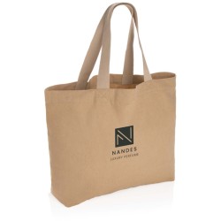 Nebarvená velká taška Impact z 240g recykl. canvas AWARE