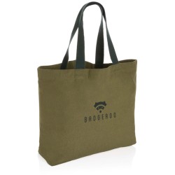 Nebarvená velká taška Impact z 240g recykl. canvas AWARE