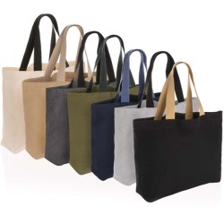 Nebarvená velká taška Impact z 240g recykl. canvas AWARE