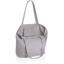 Nebarvená taška s kapsou Impact z 240g recykl. canvas AWARE