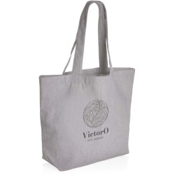 Nebarvená taška s kapsou Impact z 240g recykl. canvas AWARE