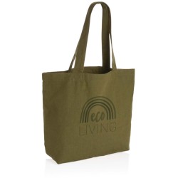 Nebarvená taška s kapsou Impact z 240g recykl. canvas AWARE