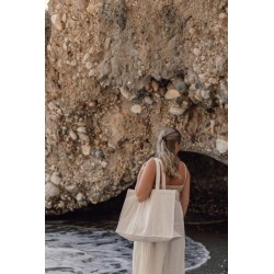 Maxi tote bag VINGA Hilo z recykl. canvas AWARE