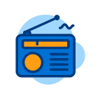 Rádia, MP3, reproduktory, sluchátka