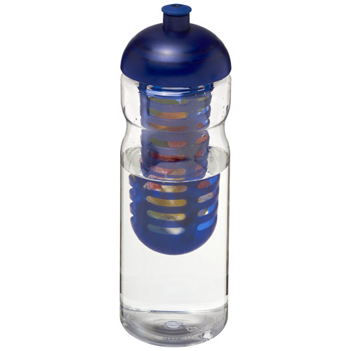 Sportovní láhev s infuzérema kupolovitým víčkem H2O Base 650 ml
