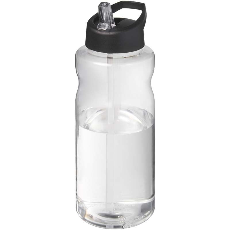 H2O Active Big Base litrová sportovní láhev s víčkem s hubicí
