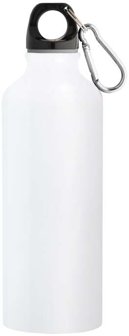 RE-LANDSCAPE M. Láhev z recyklovaného hliníku s karabinou 530 ml