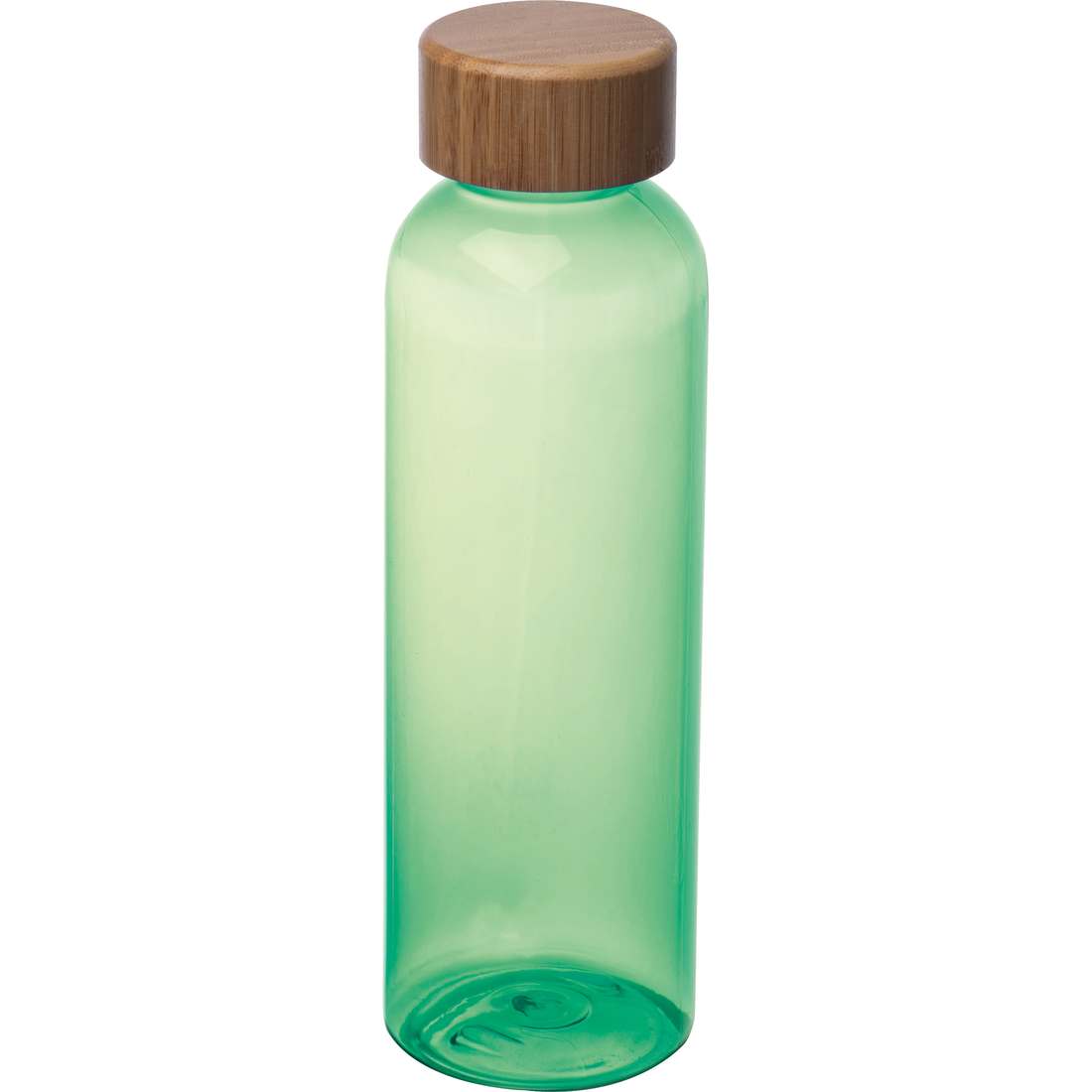 PET láhev na pití s bambusovým víčkem, 500ml