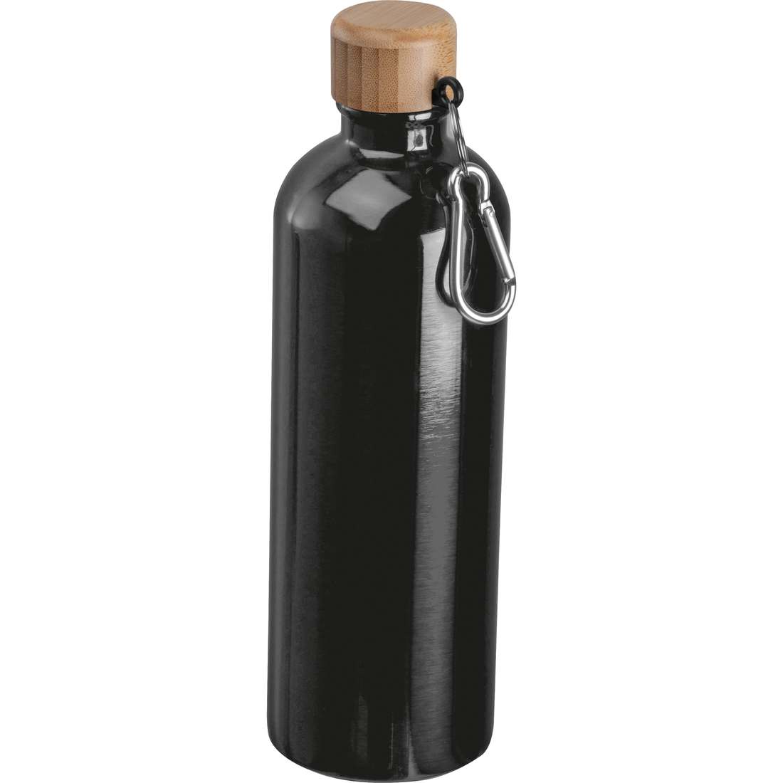Nerezová láhev na pití s karabinou, 750 ml