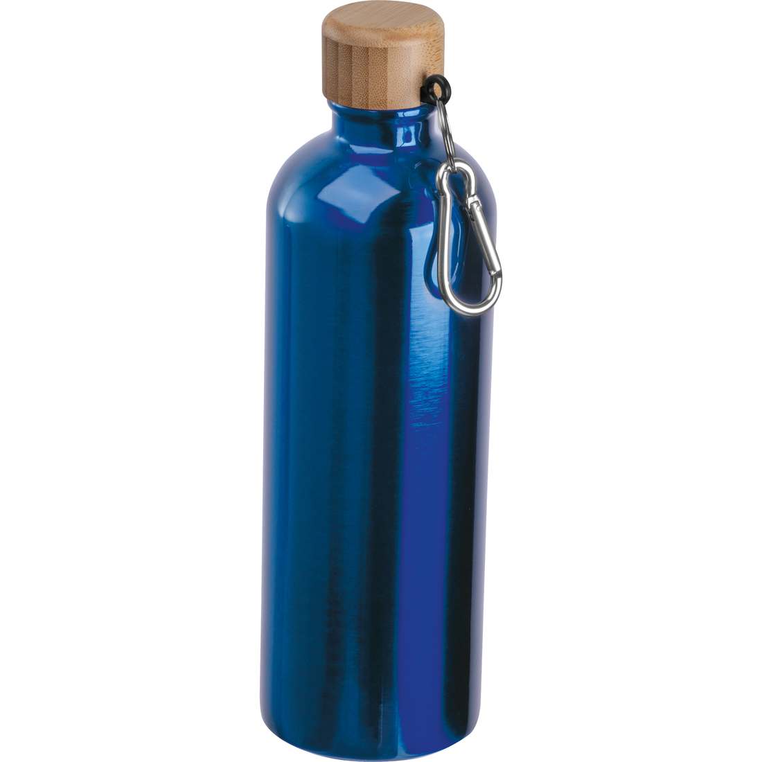 Nerezová láhev na pití s karabinou, 750 ml