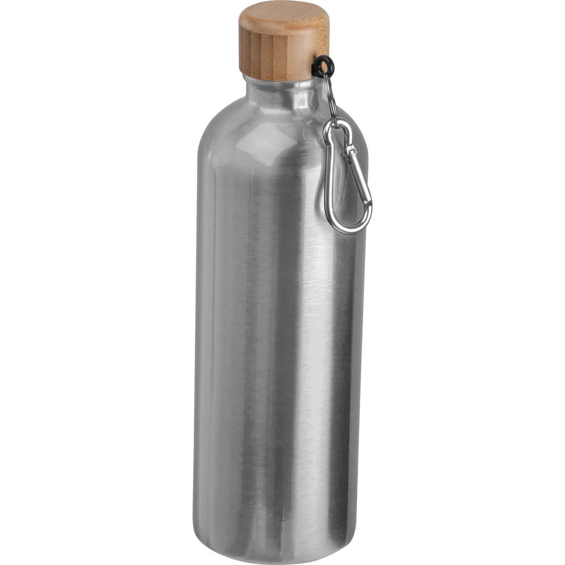 Nerezová láhev na pití s karabinou, 750 ml