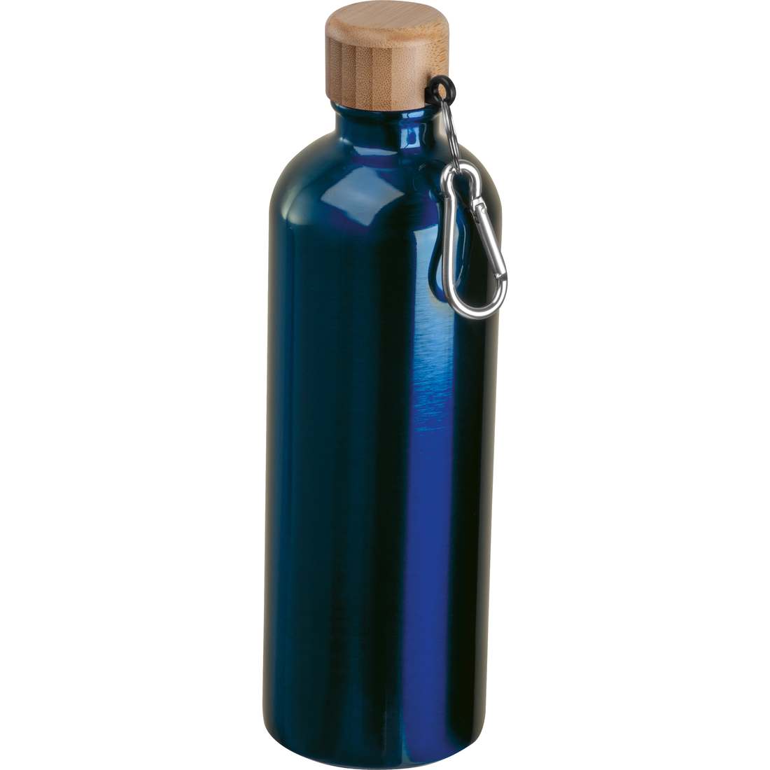 Nerezová láhev na pití s karabinou, 750 ml