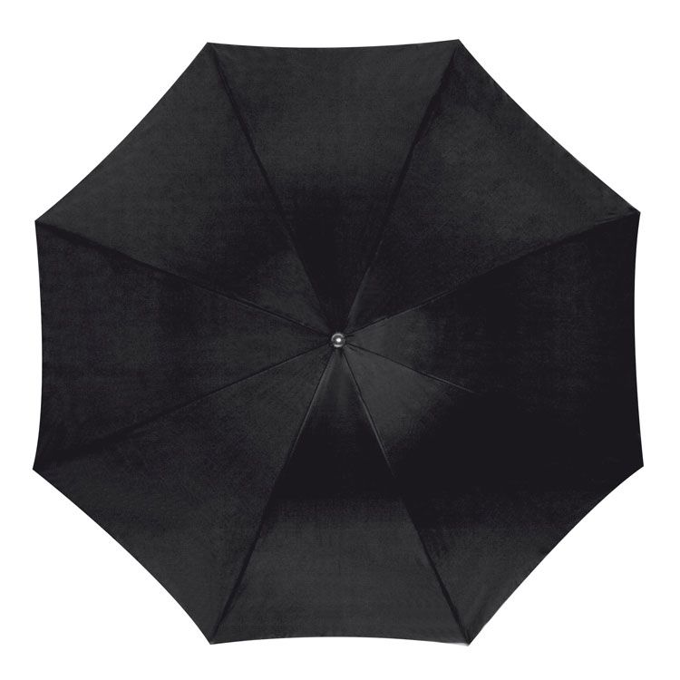 Vystřelovací černý holový deštník