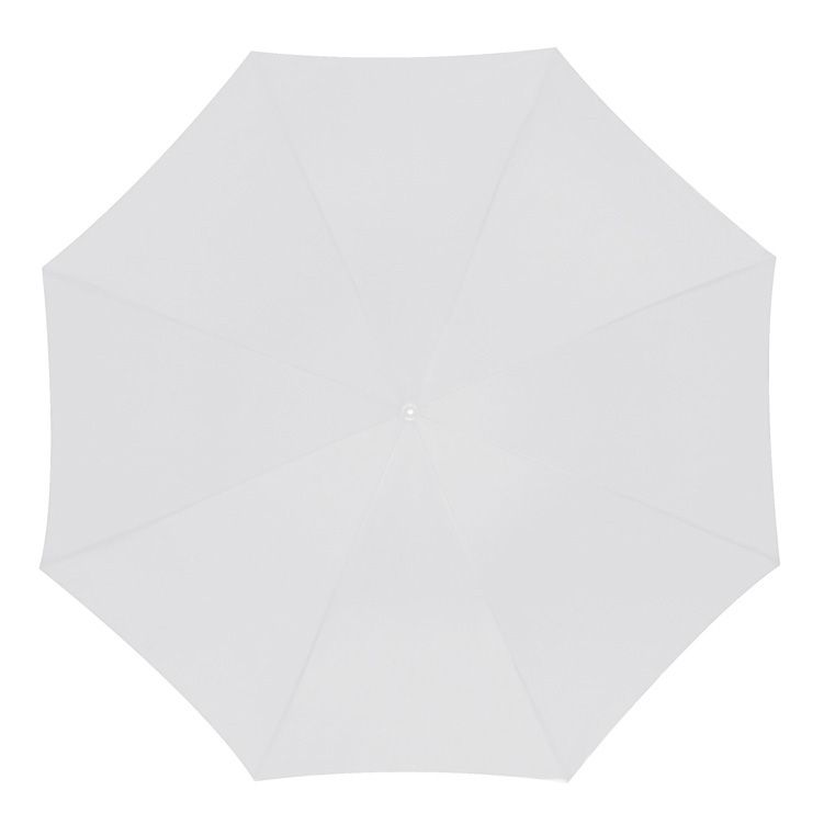 Bílý automatický deštník