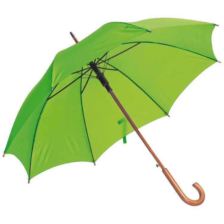 Dřevěný automatický deštník