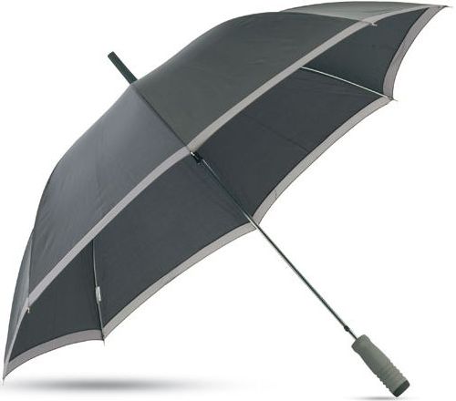 Černý deštník s EVA rukojetí