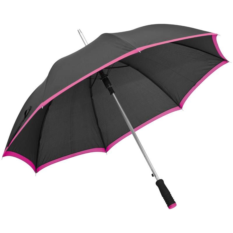 Růžový automatický deštník