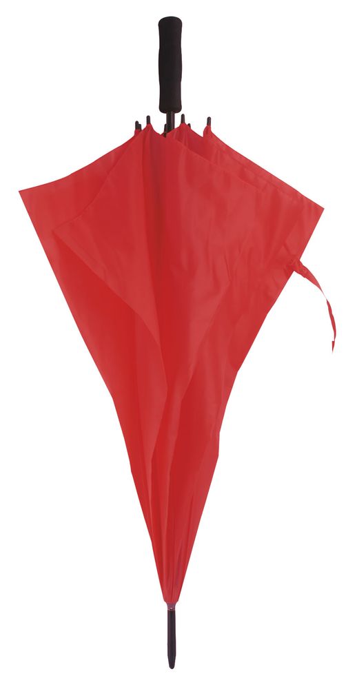 Větruvzdorný deštník červený