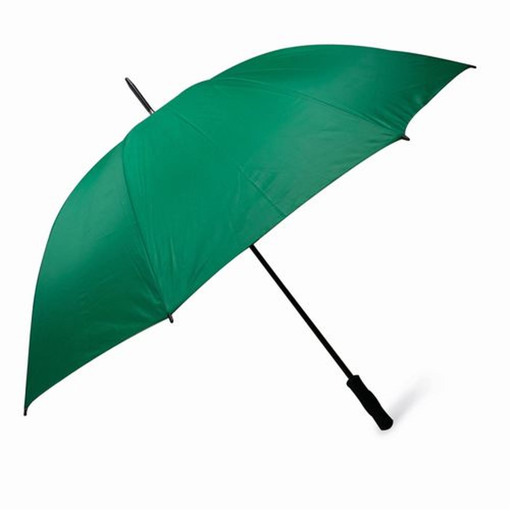Větruvzdorný deštník zelený