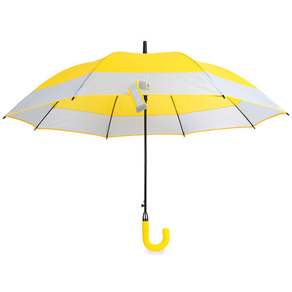 Rodinný deštník žluto -bílý