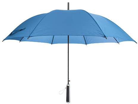 Deštník, modrá