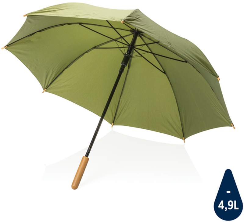 23 bambusový auto-open deštník Impact ze 190T RPET AWARE