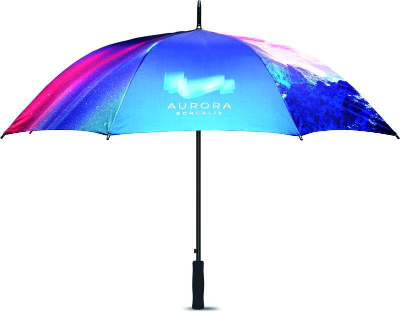 Velký automatický deštník s celoplošným tiskem