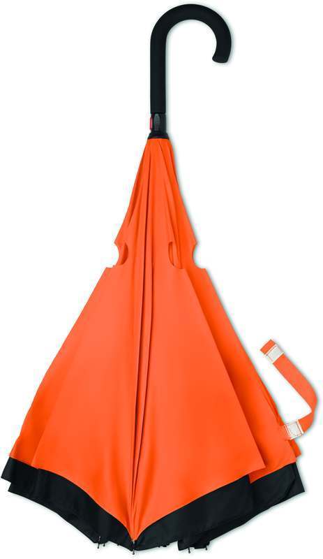 Oboustranný, větruodolný deštník s celoplošným tiskem