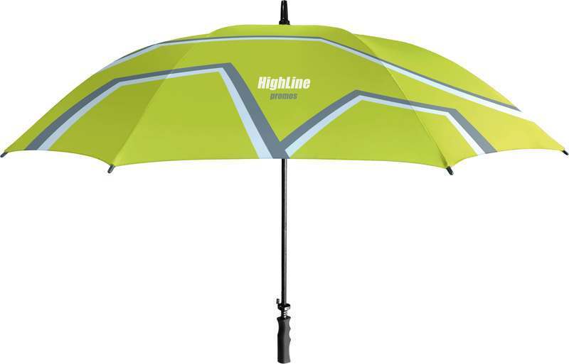 Velký větruodolný prémiový deštník s celoplošným tiskem