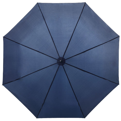 21,5palcový tmavě modrý deštník 3sekční