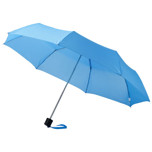 21,5palcový modrý deštník 3sekční