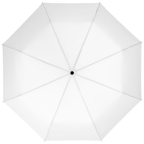 21 3sekční automatický deštník bílý