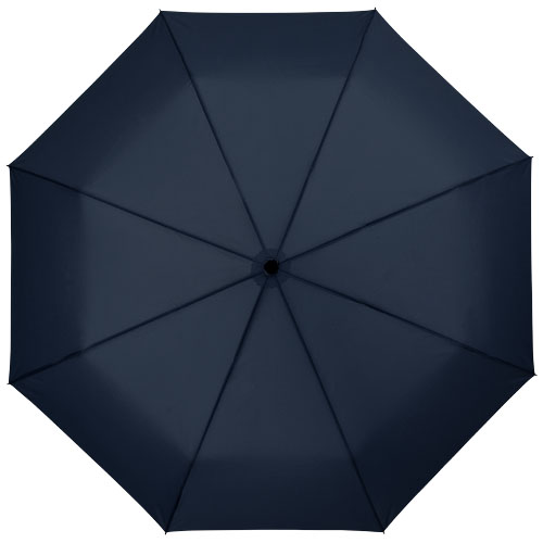 21 3sekční automatický deštník světle modrý