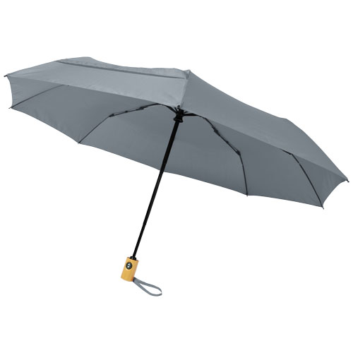 Skládací deštník z recyklovaného PET s automatickým otevíráním/zavíráním Bo 21palců