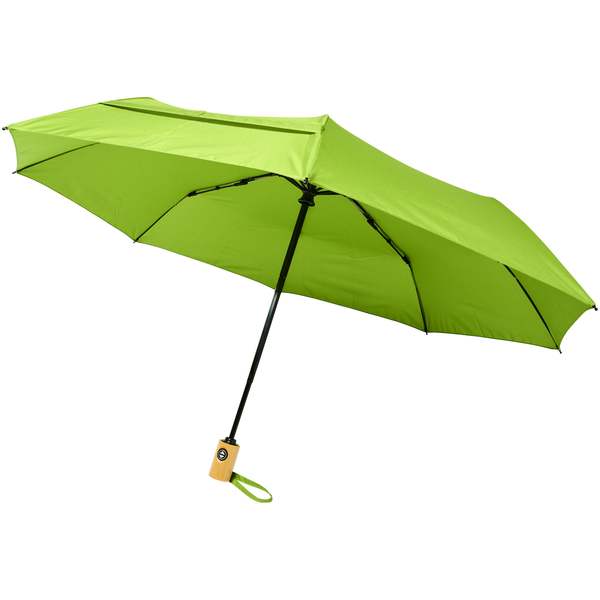 Skládací deštník z recyklovaného PET s automatickým otevíráním/zavíráním Bo 21palců