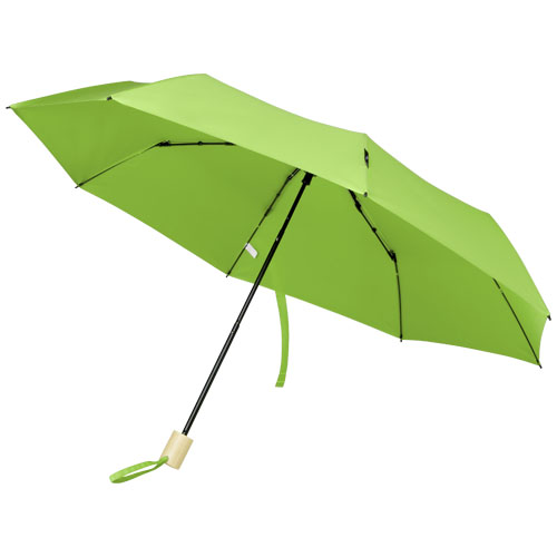 Skládací větruodolný deštník Birgit 21 z recyklovaného PET materiálu