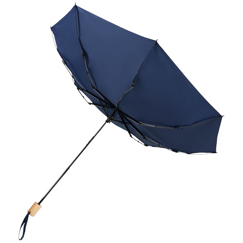 Skládací větruodolný deštník Birgit 21 z recyklovaného PET materiálu