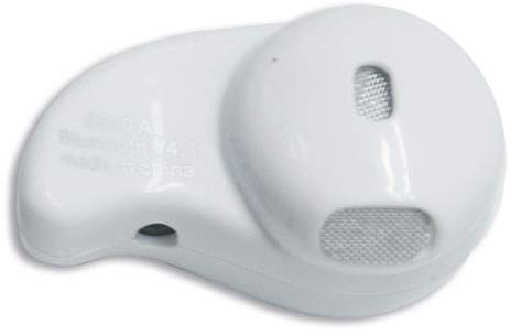 Bluetoothové handsfree sluchátko, bílá