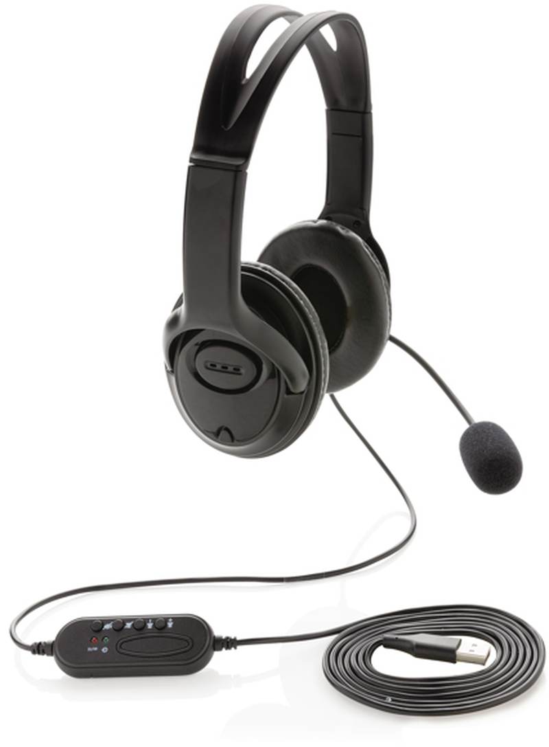 Kancelářský headset s mikrofonem