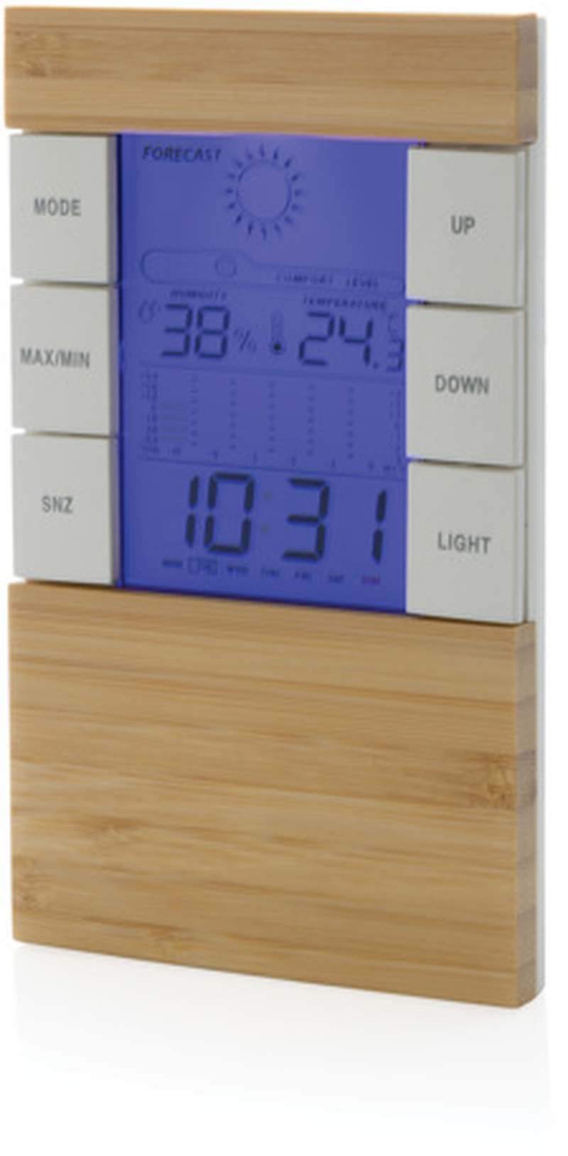 Meteostanice Utah z RCS rec. plastu a FSC bambusu