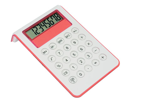 Červená kalkulačka