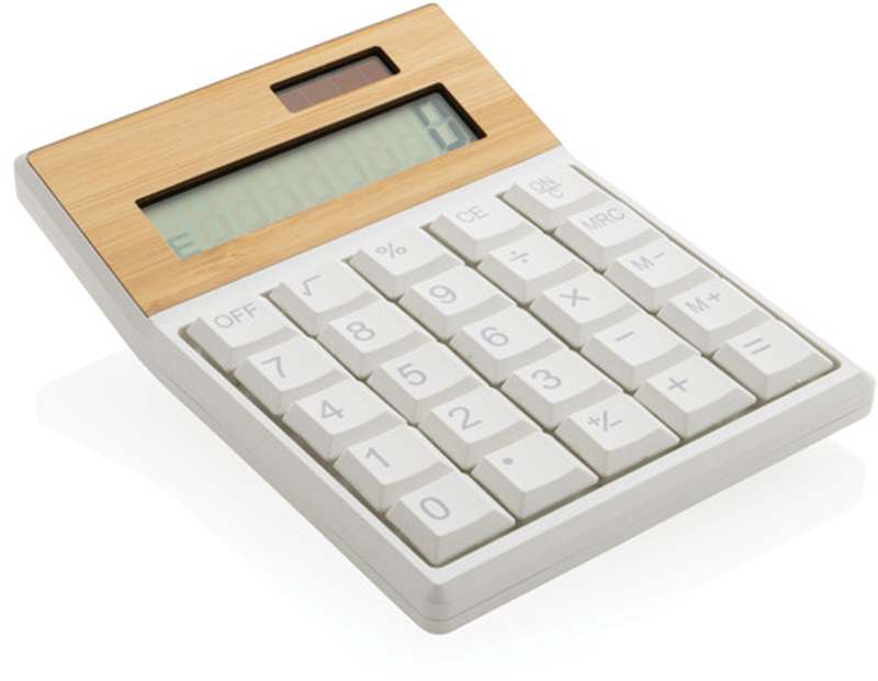 Kalkulačka Utah z RCS rec. plastu a FSC bambusu