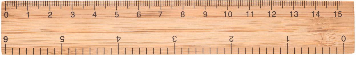 Pravítko 15 cm, bambus RIGHE